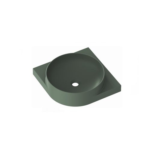 Yard 45 C kerámiamosdó Grey Green, túlfolyó furat nélkül