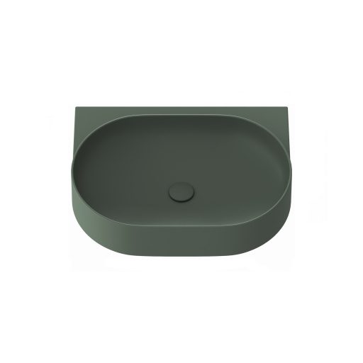 Yard 60 kerámiamosdó Grey Green, túlfolyó furat nélkül