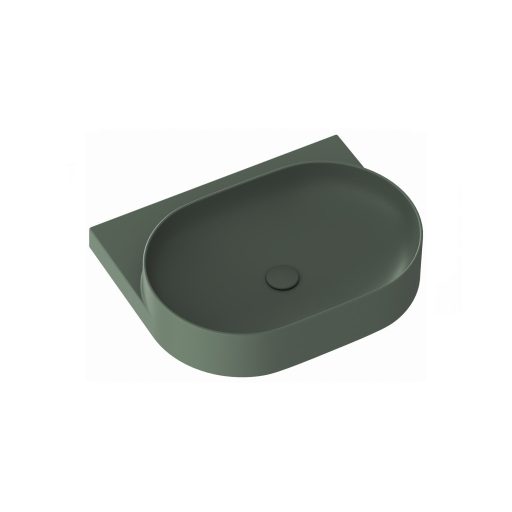 Yard 60 kerámiamosdó Grey Green, túlfolyó furat nélkül