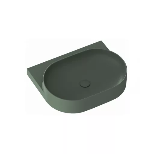 Yard 60 kerámiamosdó Grey Green, túlfolyó furat nélkül
