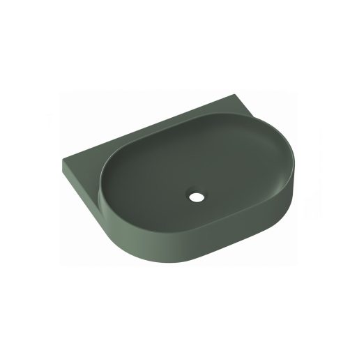 Yard 60 kerámiamosdó Grey Green, túlfolyó furat nélkül