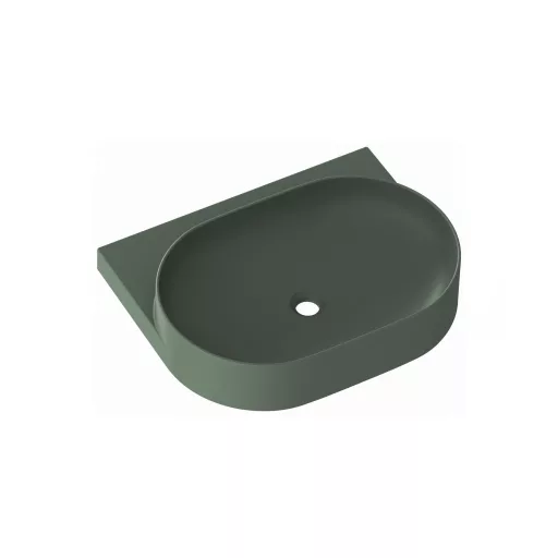 Yard 60 kerámiamosdó Grey Green, túlfolyó furat nélkül