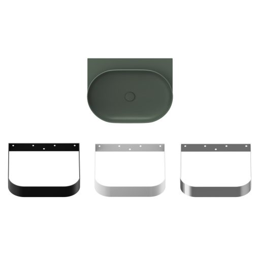 Yard 60 kerámiamosdó Grey Green, túlfolyó furat nélkül