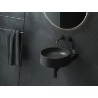   Yard 40 kerámiamosdó matt fekete, túlfolyó furat nélkül