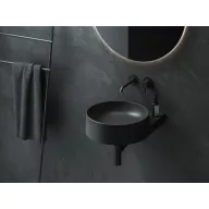   Yard 40 kerámiamosdó matt fekete, túlfolyó furat nélkül