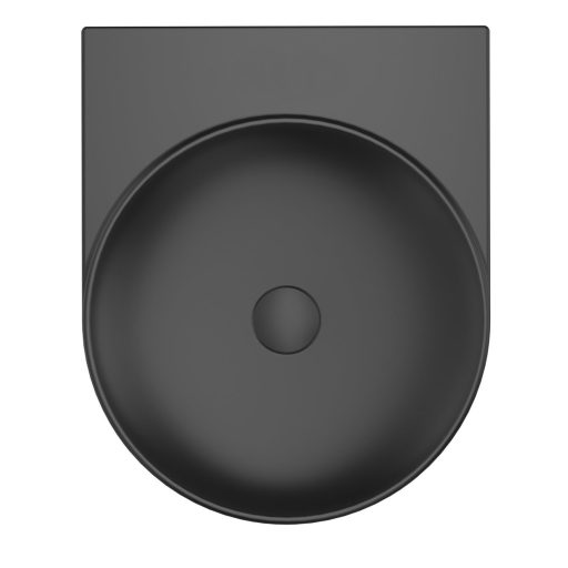 Yard 40 kerámiamosdó matt fekete, túlfolyó furat nélkül