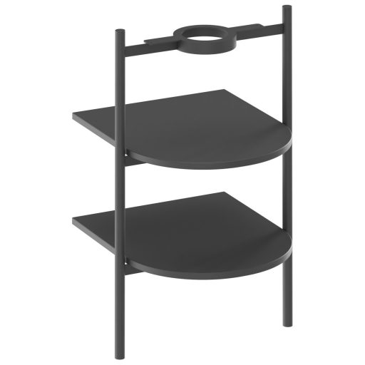 Yard 40 kerámiamosdó matt fekete, túlfolyó furat nélkül