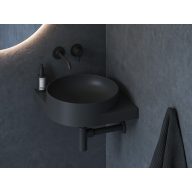   Yard 45 C kerámiamosdó matt fekete, túlfolyó furat nélkül