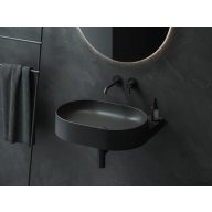   Yard 60 kerámiamosdó matt fekete, túlfolyó furat nélkül