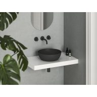 Uni Slim 40 B kerámiamosdó, matt fekete