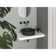 Uni Slim 40 kerámiamosdó, matt fekete