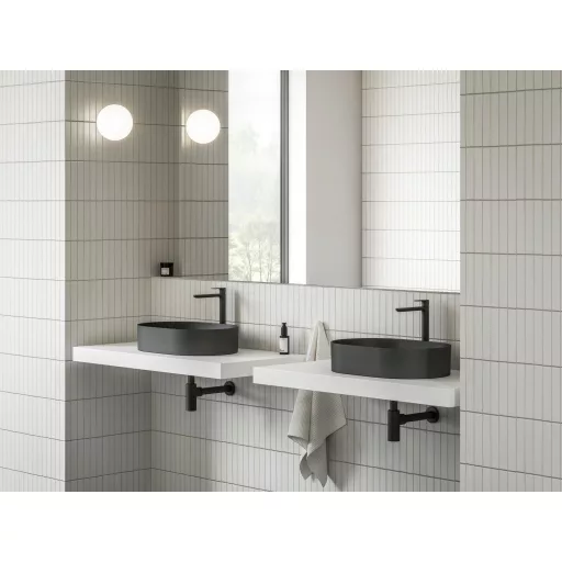 Ceramic Slim O 55 kerámiamosdó matt fekete