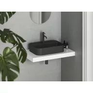 Ceramic Slim Shelf R 55 kerámiamosdó matt fekete