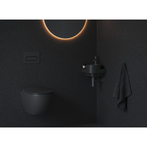 Yard 28 C kerámiamosdó matt fekete