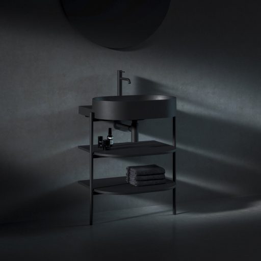 Yard 60 kerámiamosdó matt fekete