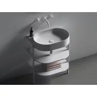 Yard 60 kerámiamosdó, fehér, túlfolyó furat nélkül