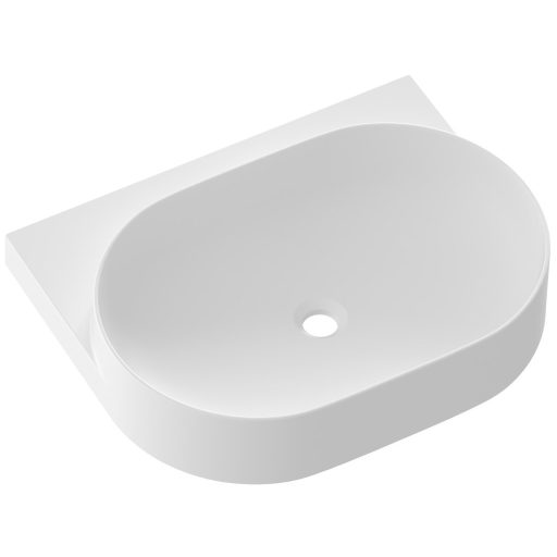 Yard 60 kerámiamosdó, fehér, túlfolyó furat nélkül