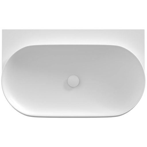 Yard 80 kerámiamosdó, matt fehér, túlfolyó furat nélkül