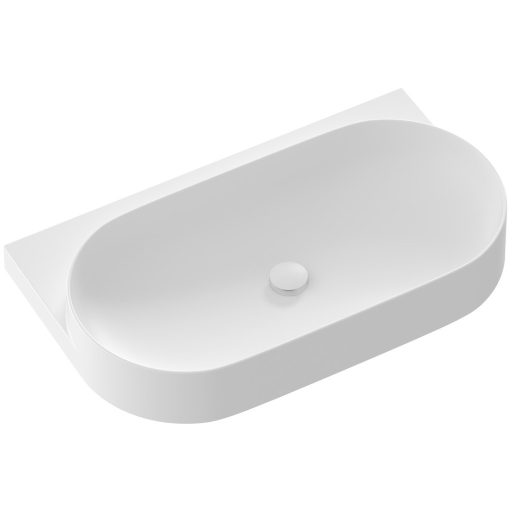 Yard 80 kerámiamosdó, matt fehér, túlfolyó furat nélkül