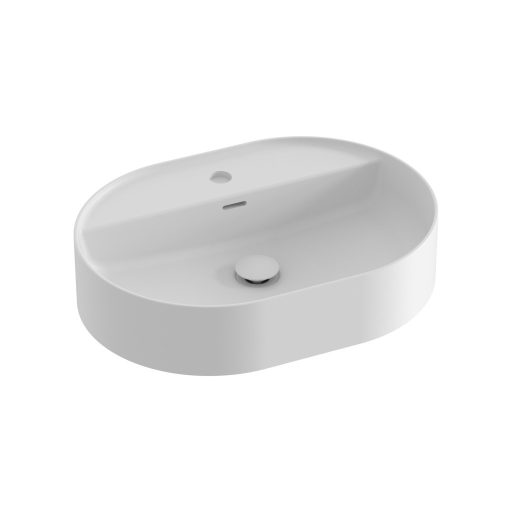 Ceramic Slim Shelf O 55 kerámiamosdó matt fehér