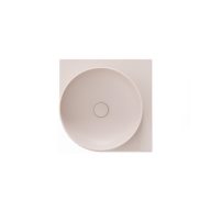   Yard 45 C kerámiamosdó Alabaster Pink, túlfolyó furat nélkül