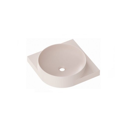 Yard 45 C kerámiamosdó Alabaster Pink, túlfolyó furat nélkül