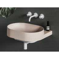   Yard 60 kerámiamosdó Alabaster Pink, túlfolyó furat nélkül