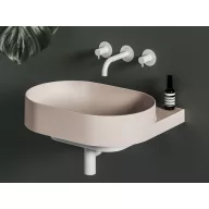   Yard 60 kerámiamosdó Alabaster Pink, túlfolyó furat nélkül