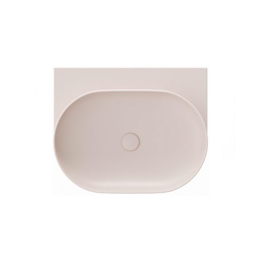 Yard 60 kerámiamosdó Alabaster Pink, túlfolyó furat nélkül