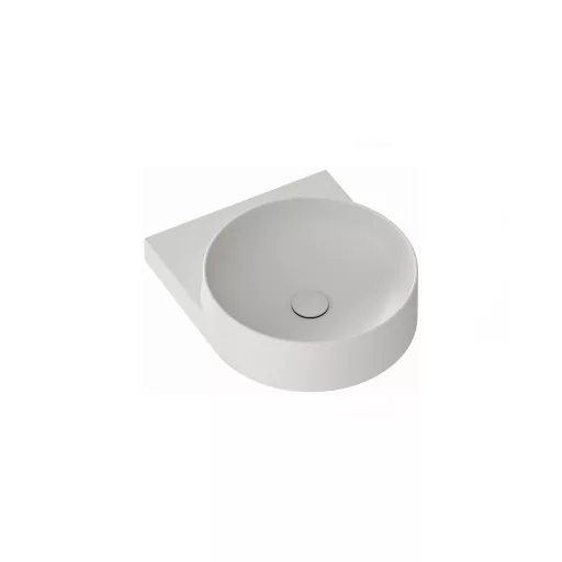 Yard 40 kerámiamosdó Smoke Grey, túlfolyó furat nélkül
