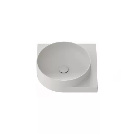 Yard 45 C kerámiamosdó Smoke Grey, túlfolyó furat nélkül