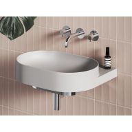 Yard 60 kerámiamosdó Smoke Grey, túlfolyó furat nélkül