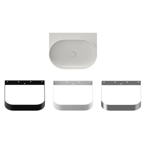 Yard 60 kerámiamosdó Smoke Grey, túlfolyó furat nélkül