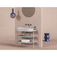 Yard 80 kerámiamosdó Smoke Grey, túlfolyó furat nélkül