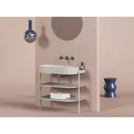 Yard 80 kerámiamosdó Smoke Grey, túlfolyó furat nélkül