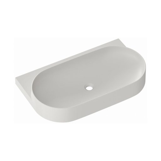 Yard 80 kerámiamosdó Smoke Grey, túlfolyó furat nélkül