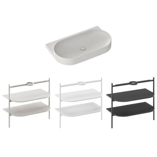 Yard 80 kerámiamosdó Smoke Grey