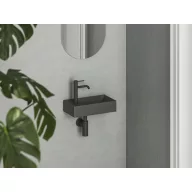 Veda Wall 40 kézmosó bal antracit