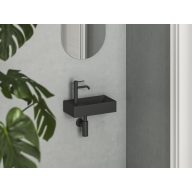 Veda Wall 40 kézmosó bal matt fekete