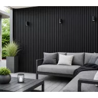 WPC falpanel 177x13x2900 mm - Black