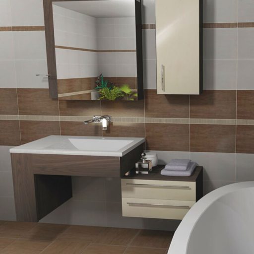 Zalakerámia Woodshine Noce Listello 4x40 cm (ZK80)