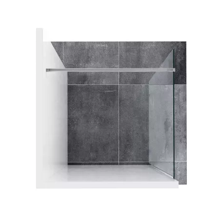 Ravak Walk In Wall-160 v.200 black+Transparent