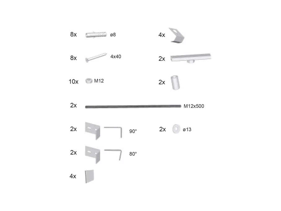 Ravak B28100000N Panelkit