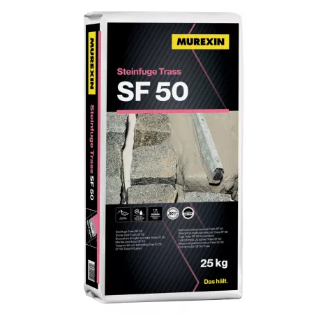 Murexin SF 50 Trass Kőfugázó - 25 kg antracit (5214)