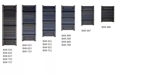 Enix Baron fehér radiátor 750x1490mm BAR-715 (SKU-002780)