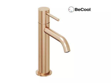 Ravak Álló mosdócsaptelep BeCool 190 mm, leeresztő nélkül - Rose Gold Brushed